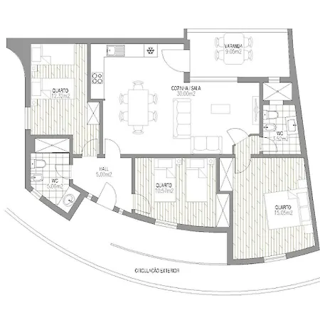Apartamento Spacious T3, Pool View Balcony, Oura *